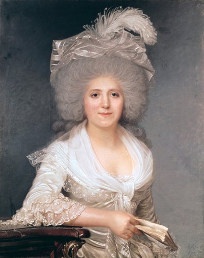 Portrait de Madame Jeanne-Louise-Henriette Campan (1752-1822) 1786 - Joseph Boze